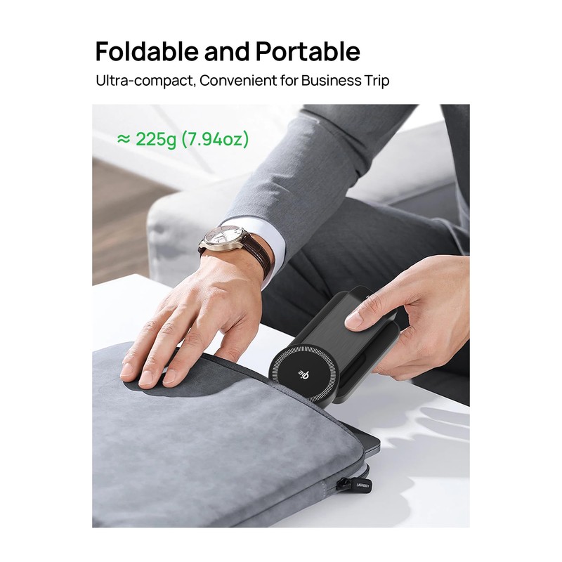 SODI Qi2 Compatible Magnetic 3-in-1 Wireless Charging Station