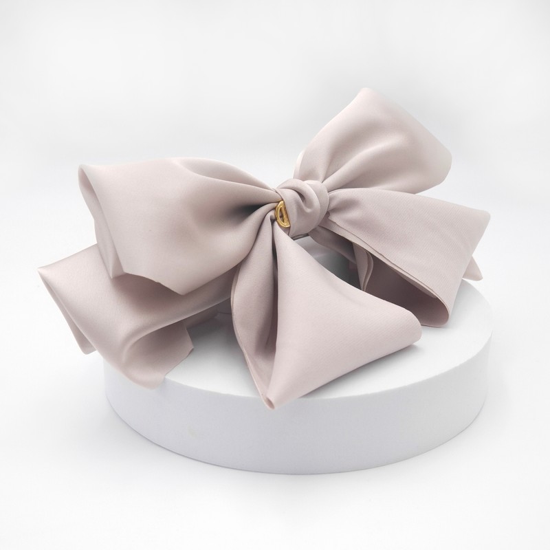 (2 types) Lovely Big Ribbon Point Hairpin Black / (2종)
