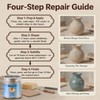 Lounsweer 4 Ounce Bisque Fix for Ceramic Clay or Bisque,