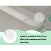 AOYEGIC Ventilation Pipe Cover, PVC Cover Cap, Pipe Plug, Pipe
