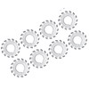 8Pcs Gear Milling Cutter High Speed Steel Disk shaped 20°