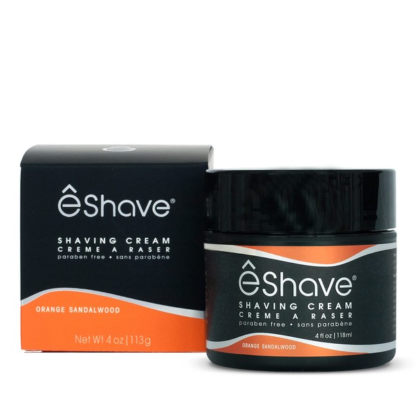 êShave Shave Cream, Orange Sandalwood, 4 oz
