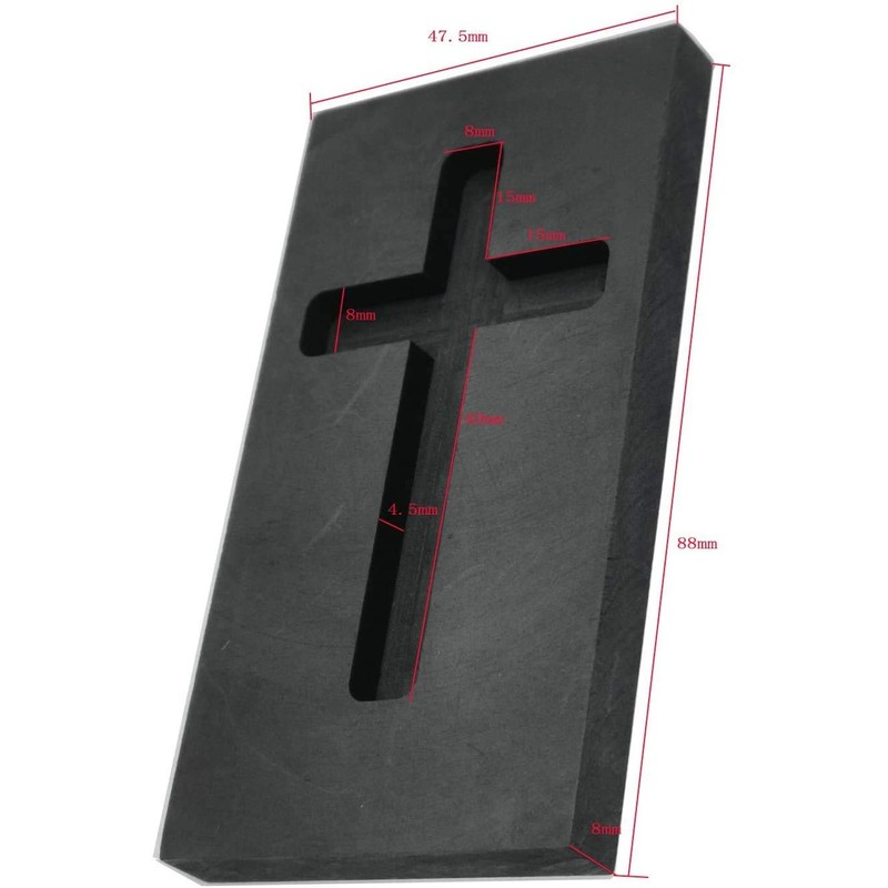 LLF Cross Graphite Mold Casting Ingot Mold Metal Refining Scrap