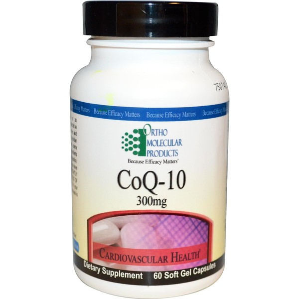 Ortho Molecular - CoQ-10 300 MG - 60 Soft Gel Capsules