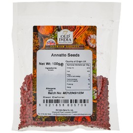 Old India Annatto Seeds 100g