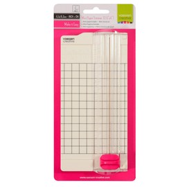 Vaessen Creative Mini Paper Cutter, 2.5 x 6 inches, Small Trimmer for Card Making, Scrapbook Ideas and Creative Papercrafts, White