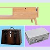2/4 PCS Cabinet Lock Box Hasp Case ，Integrated Stainless Steel