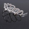 Fairy Princess Bridal/Wedding/Prom/Party Silver Tone Crystal Mini Hair Comb Tiara