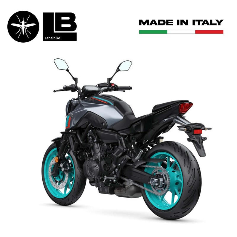 labelbike - 3D Stickers Motorcycle Protection Bands Upper Tank compatible
