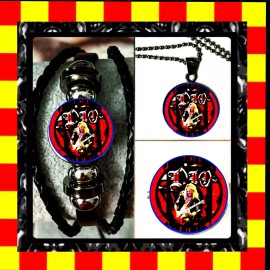 DOUG ALDRIDGE DIO BAND ACC. SET BRACELET NECKLACESET