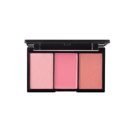 Klara Cosmetics 3 shades Mistress Contour Highlight Blush Eyeshadow Shimmer Matte Pink Palette Long Lasting 100% Colour Pigment