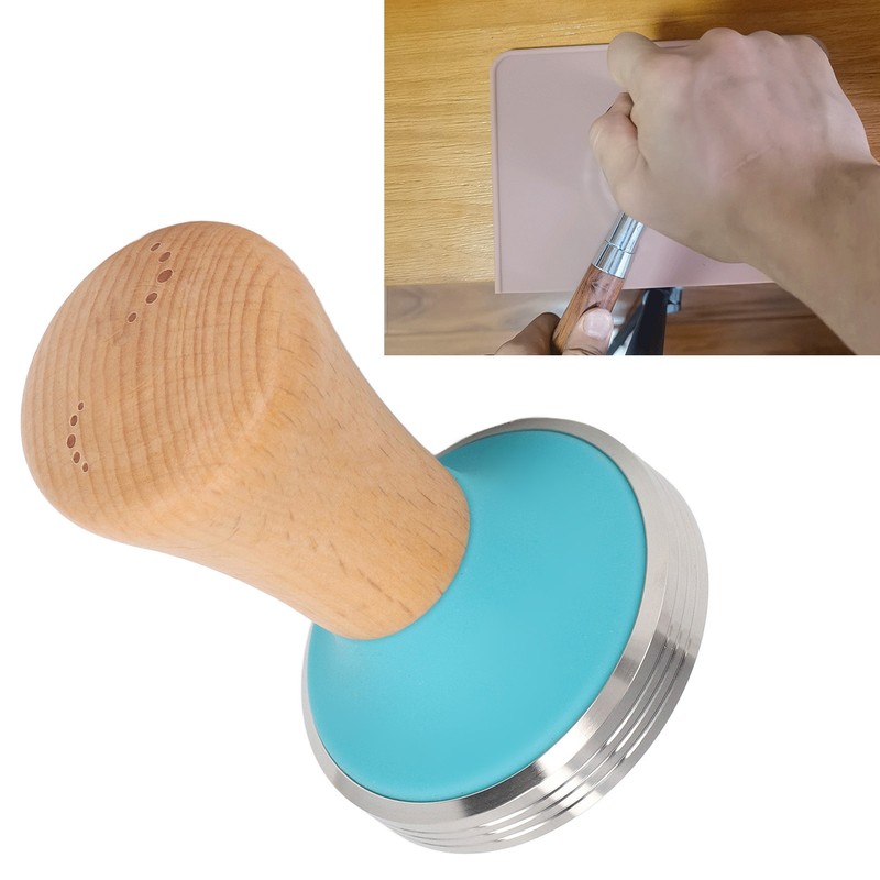 Wooden Coffee Tamper Food Grade Rustproof Easy To Clean Heavy