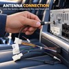 2-Pack Toyota Low-End Car Stereo Wiring Harness Cables, Multiple Vehicle-Specific