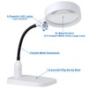 TMANGO 10X Lighted Magnifying Glass - Extra Large 4.8 Inch