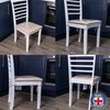 Uzitec Clear Plastic Dining Chair Cushion Protectors - Set of