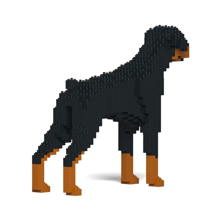 JEKCA Doberman Pinscher 01S-M01 | Dog Plastic Building Blocks |