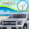 HappyBalls Plain White Car Antenna Topper Auto Accessory - Fits