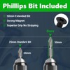 50 Pcs M5-0.8 x 30mm Black Flat Head Machine Screws,