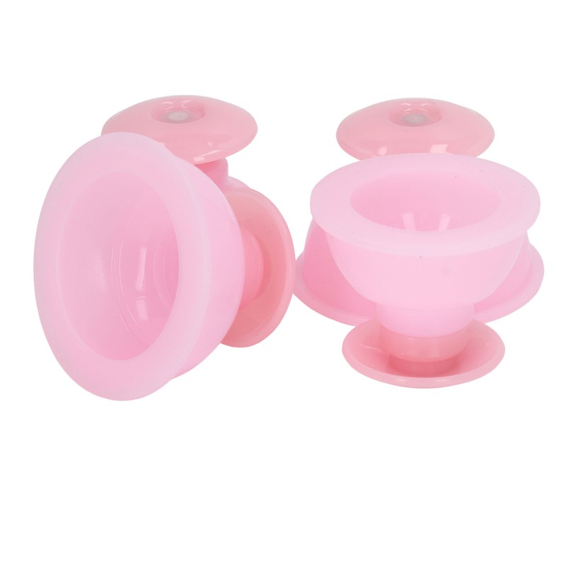 4Pcs Cupping Therapy Set Professional Vacuum Silicone Massage Cups for