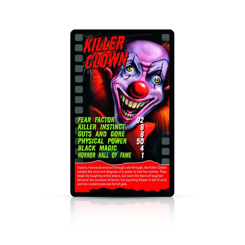 Horror 2020 Top Trumps Card Game w/Glow in The Dark