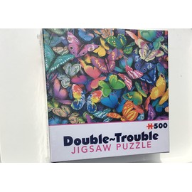 Cheatwell Games 500 Piece Double Sided Jigsaw Puzzle Butterflies