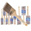 10 Pack Pro-Grade Premium Wall/Trim House Paint Brush Set Great