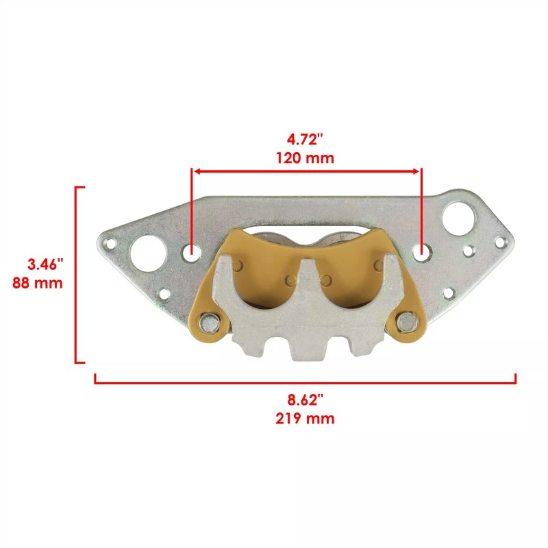 Caltric Front L & R Brake Caliper For Polaris Ranger
