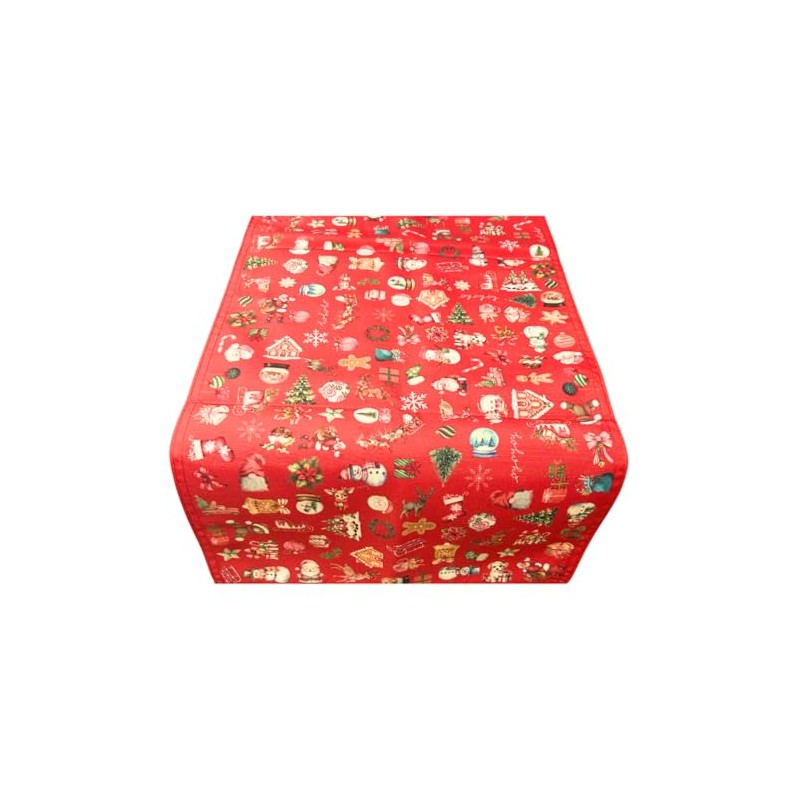 Second Ave Red Christmas Table Runner Dining Table Kitchen 180cm