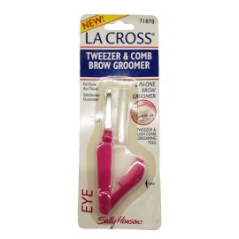 Sally Hansen NEW La Cross by Sally Hansen Tweezer & Comb Brow Groomer- 71878