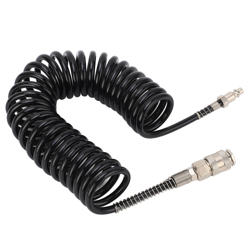 Recoil Air Hose Pressure Resistant Durable Flexible Lightweight Coiled Air