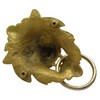 United Graphix Decorative Lion Face Brass Metal Door Knocker Traditional