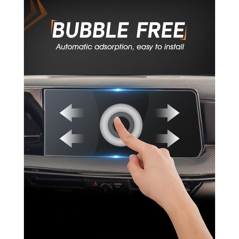 CDEFG Matte Tempered Glass for 2025 Nissan Kicks Screen Protector,