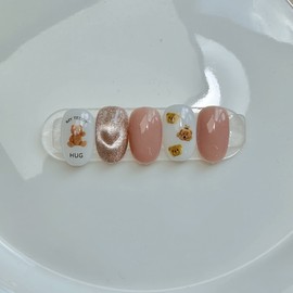 Dara Beauty 2024 June Art of the MonthBear Nail❣ - Not Selected / 다라뷰티 2024 6월 이달의아트곰돌이네일❣ - 선택안함