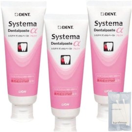 kurahooon 3個セット システマ デンタルペースト アルファ 90g kurahooon コットンセット付き