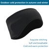 JUSDIQIR Plush Soft Warm Fleece Headband, Soft Ear Warmer Forehead,
