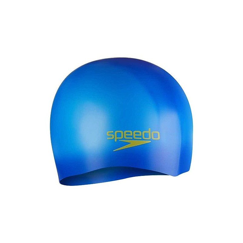 Speedo Kid's Plain Moulded Swim Cap, Artic/Green, One Size