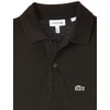 Lacoste Unisex-Child Short Sleeve Classic Pique Polo, Black, 4