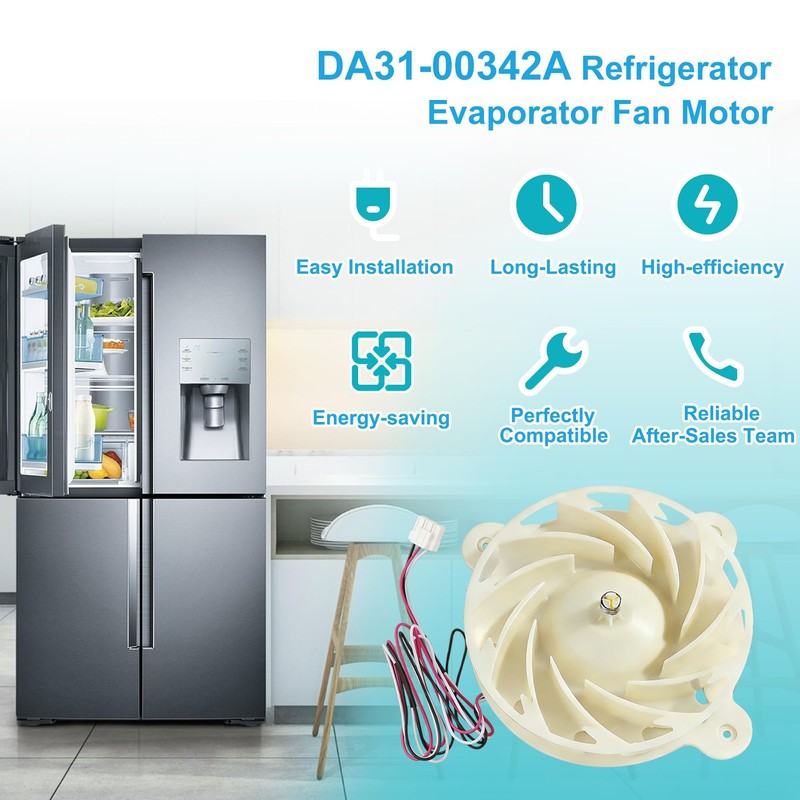 DA31-00342A Refrigerator Evaporator Fan Motor Fit for Sam Sung Refrigerator