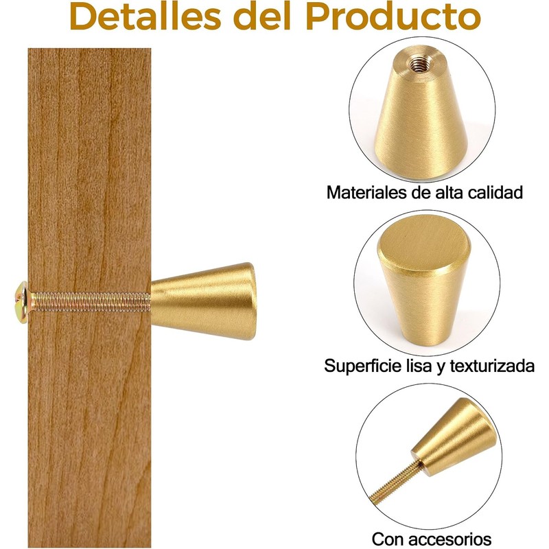 6 Pcs Tiradores para Cajones, Jaladeras