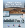 SEUNKWANG EWEADN V3 Wireless Keyboard and Mouse with Blue Backlit,