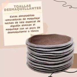 Cuidado Facial Esponja Almohadilla Desmaquillante 4pz F                                                                                               