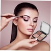 Gatuida 2pcs Black Empty Eyeshadow Organizer for Makeup Refillable Blush