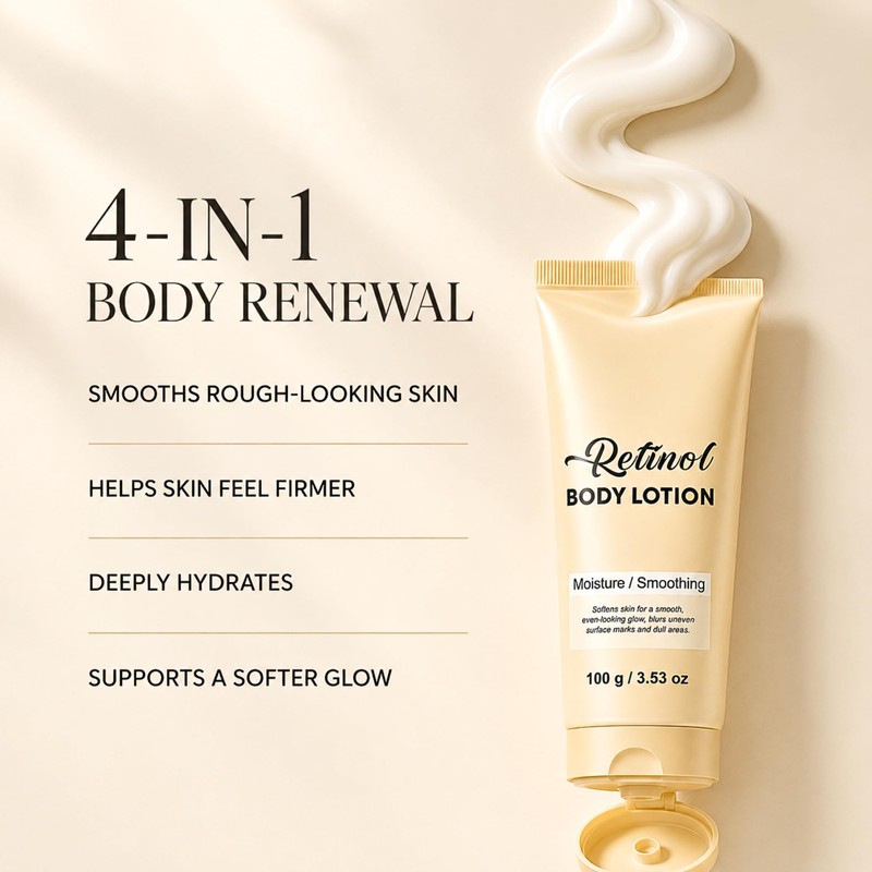 2PCS Retinol Body Lotions, Firming Body Lotion for Crepey Skin
