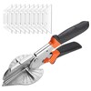 GIONAR Miter Shears, 45 to 135 Degree Trunking Cutter Trim