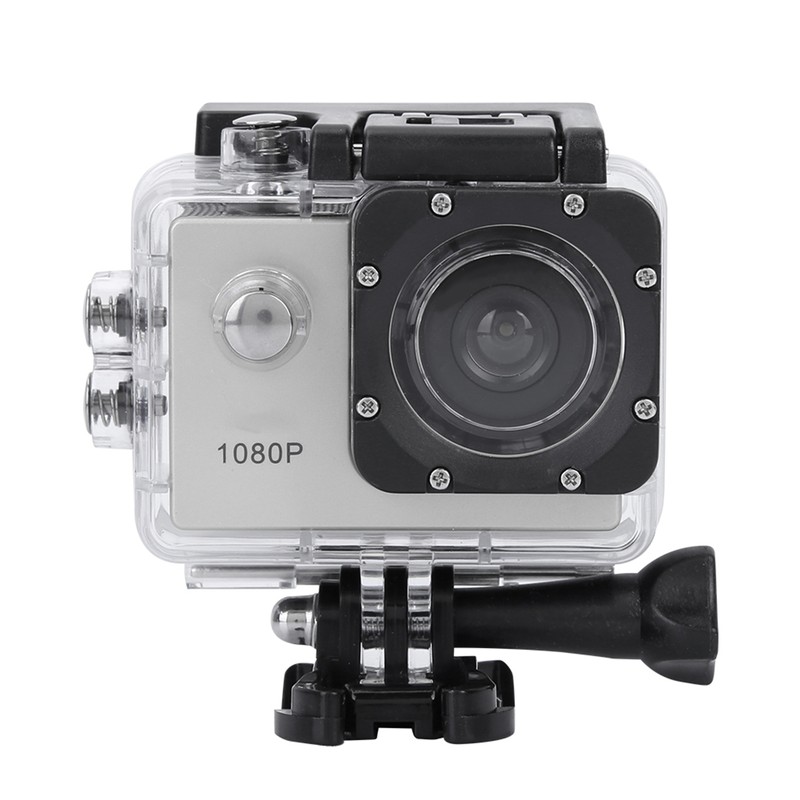 1080P HD 2inch LCD Screen Sports 30m Waterproof Action Camera