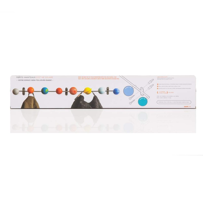 SUCK UK Solar System Coat Hooks - Decorative Wall Mounted