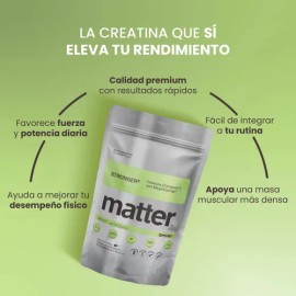 Suplemento En Polvo Creatina Monohidratada Creapure Stronger Sin Sabor