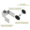 sourcing map Drawer Front Installation Clamps, Stainless Steel Cabinet Jig