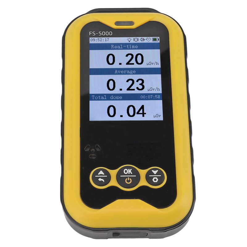 Portable Radiation Monitor 0.01μSv/h‑50msv/h 1800mAh 2.4 in TFT LCD Screen