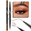 IKOPFLN Eyebrow Pencil, Waterproof 2-in-1 Dual-Ended Microblading Eyebrow Pencil, Smudge-proof